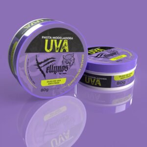 Pasta Modeladora Uva Fellynos 80g Anti Frizz
